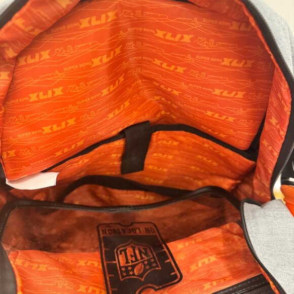 NFL Super Bowl Arizona XLIX Large Gray Computer Backpack - Picture 5 of 8